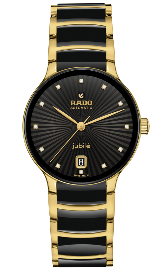 Rado Centrix Automatic Diamonds Black Dial Women 35MM