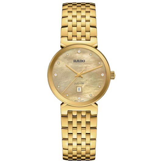 Rado Florence Diamonds Golden & Yellow Dial Women 30MM