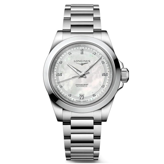 Conquest Silver Dial