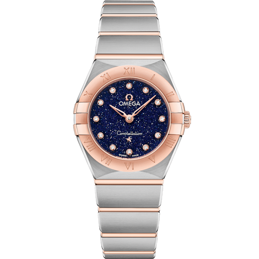 Omega Constellation Blue Dial Women 25MM