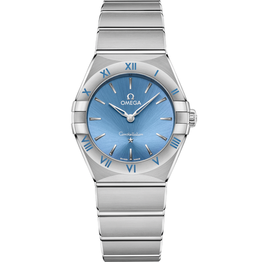 Omega Constellation Quartzblue Dial Women 28MM