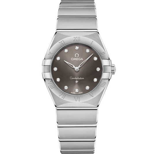 Omega Constellation Quartzgrey Dial Women 28MM