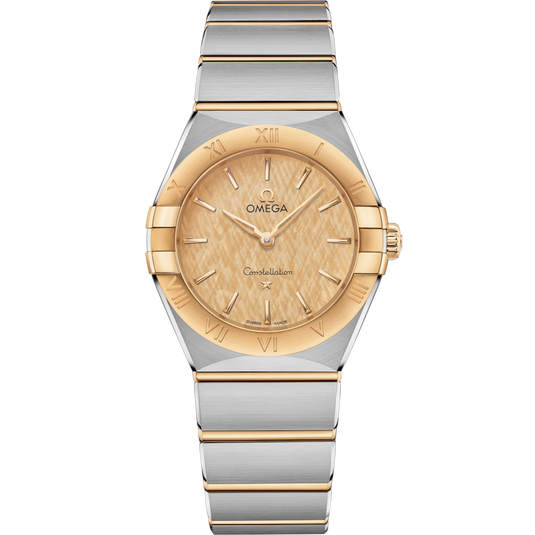 Omega Constellation Yellow Dial Women 28MM