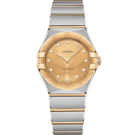 Omega Constellation Yellow Dial woMen 28mm