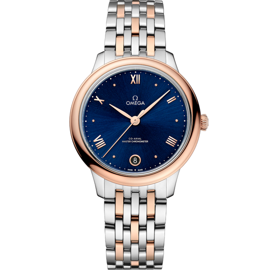 Omega De Ville Omega Ladiesblue Dial Women 34MM