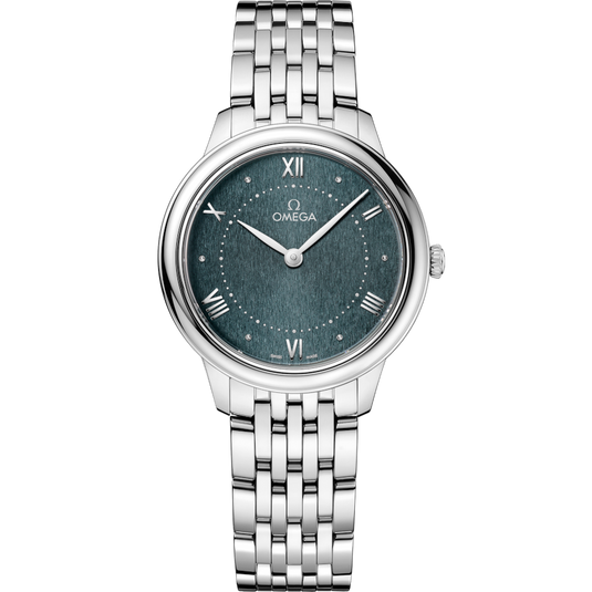 Omega De Ville Prestige Quartzgreen Dial Women 30MM