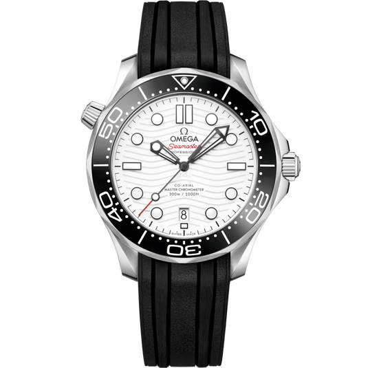 Omega Seamaster Diver 300M Co-Axial Master Chronometerwhite Dial Men 42MM