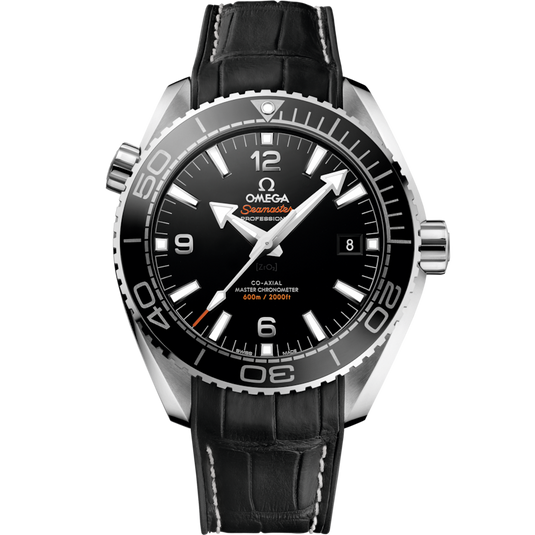 Omega Seamaster Planet Ocean 600M Co‑Axial Master Chronometer Black Dial Men 43.5MM
