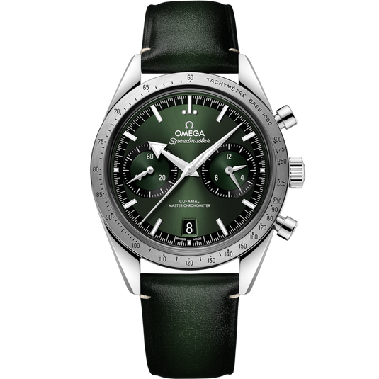 Omega Speedmaster '57 Co‑Axial Master green Dial Men 40.5MM