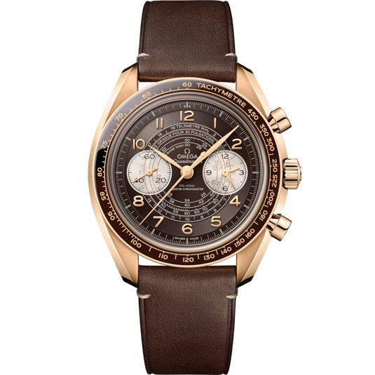 Omega Speedmaster Chronoscope Brown Dial Men 43MM