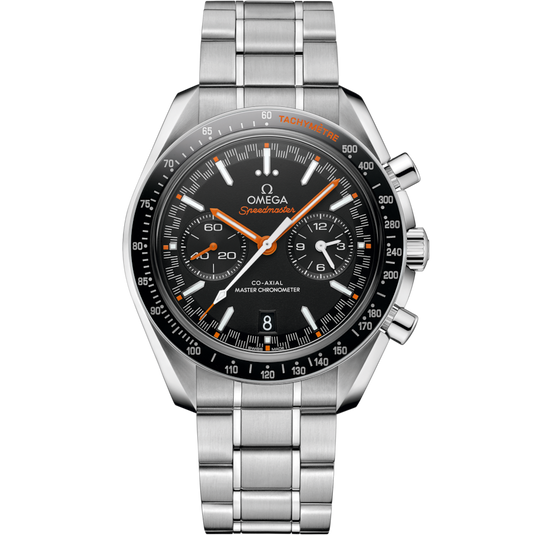 Omega Speedmaster Racing Co Axial Master Chronometer Chronograph Black Dial Men 44.25MM