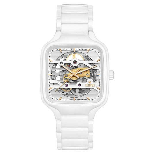 True Square Automatic White Stainless Steel