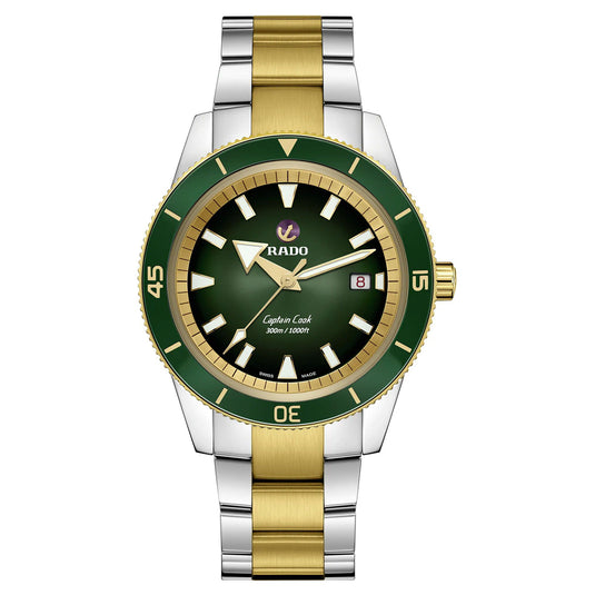 Captain Cook Automatic Silver Gold Titanium