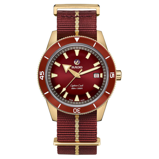 Captain Cook Automatic Red Titanium