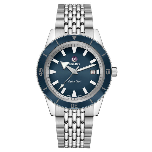 Rado Captain Cook Blue Dial Men 42mm