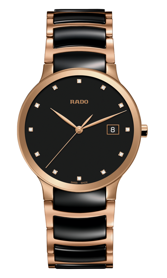 Rado Centrix Black Dial Unisex 38mm