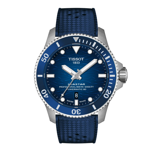 Tissot Seastarprofessional Blue Gradient Dial Automatic Men 44mm T1209071704100
