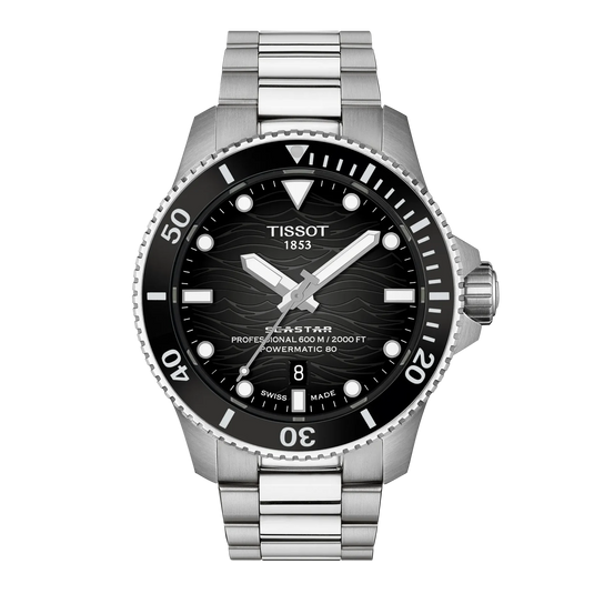 Tissot Seastarprofessional Grey Dial Automatic Men 44mm T1209071105100