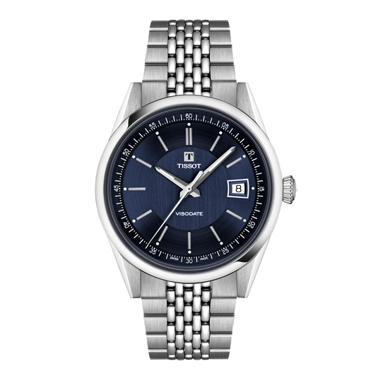 Tissot Visodate Blue Dial Automatic Men 39mm T1574071104100