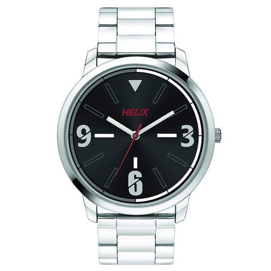 Helix Analog Men Black Dial