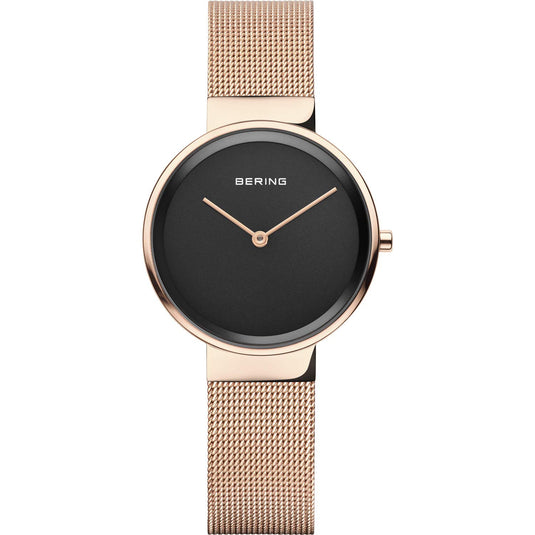Classic Women Black & Rose Gold