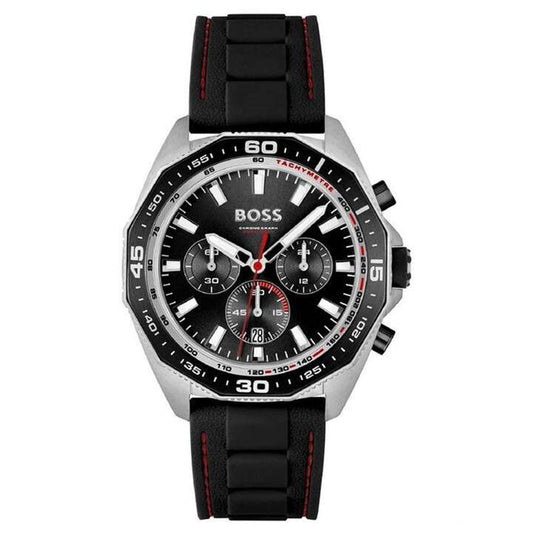 Hugo Boss Chronograph Black Silicone