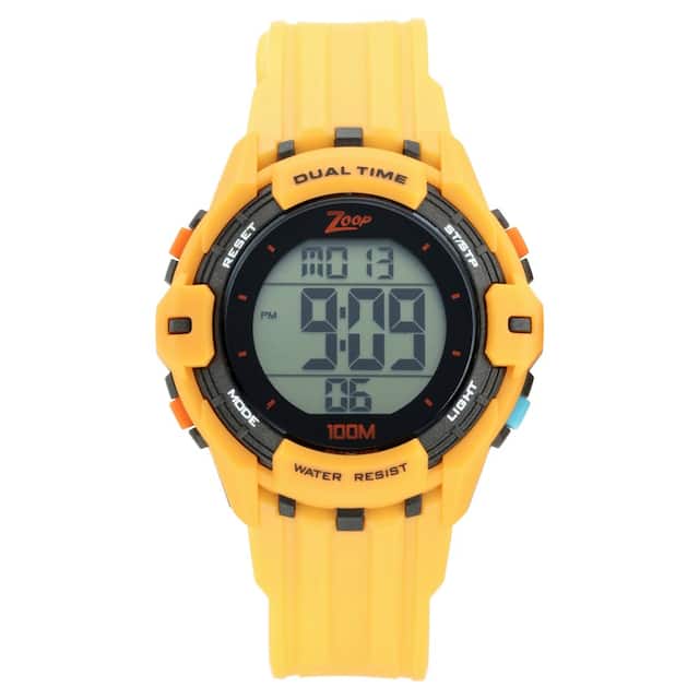 Zoop Yellow Digital Watch