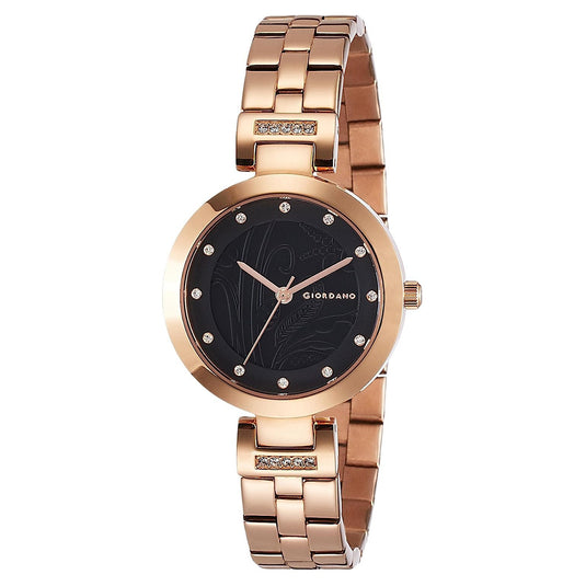Giordano Black & Rose Gold