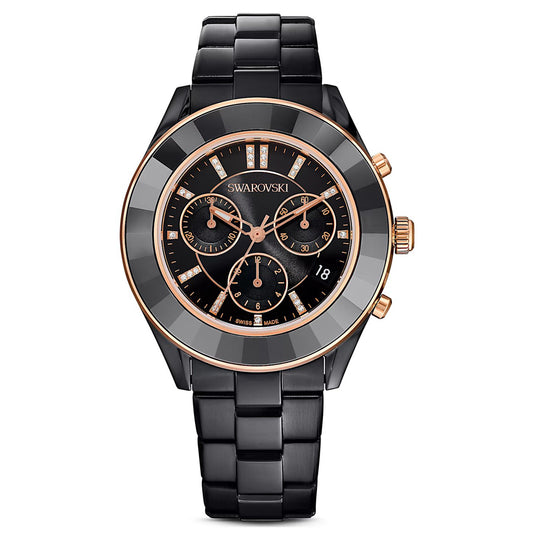 Octea Lux Sport Black Chronograph Women
