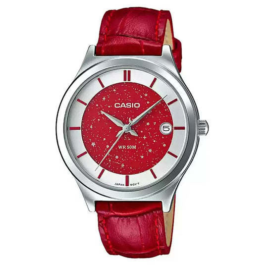 Enticer Red Leather