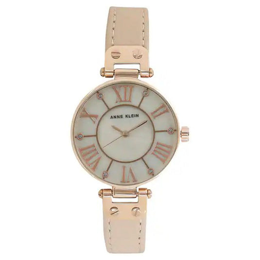 Anne Klein White Leather