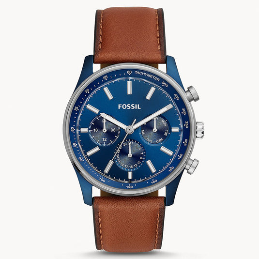 Sullivan Multifunction Brown Leather