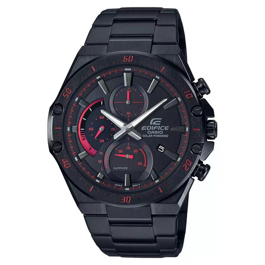 Edifice Solar Men Black