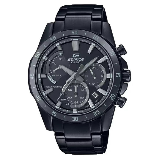 Edifice Chronograph Black Stainless Steel