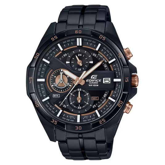 Edifice Black & Rose Gold