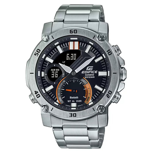 Edifice Silver Bluetooth Connect Analog-Digital
