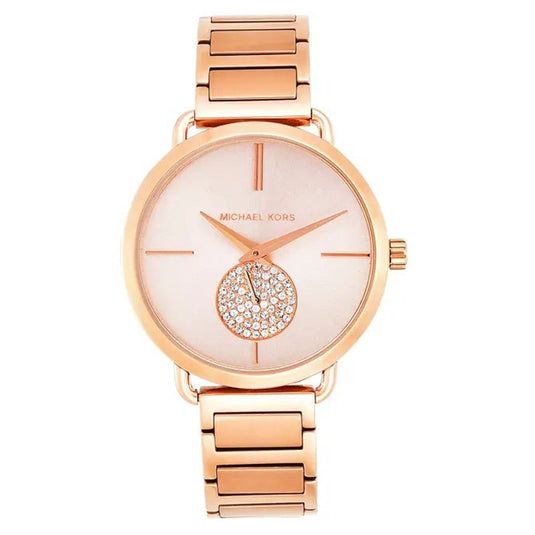 Portia Analog Rose Gold Dial Women's