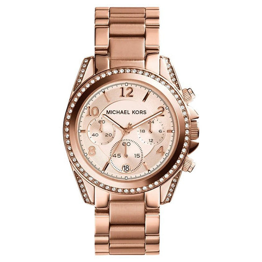 Blair Rose Gold Dial Stainless Steel Strap