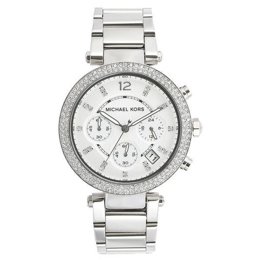 Parker Analog Silver Dial Stainless Steel Strap