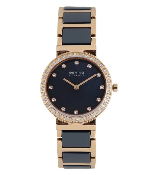 Ceramic Blue & Rose Gold