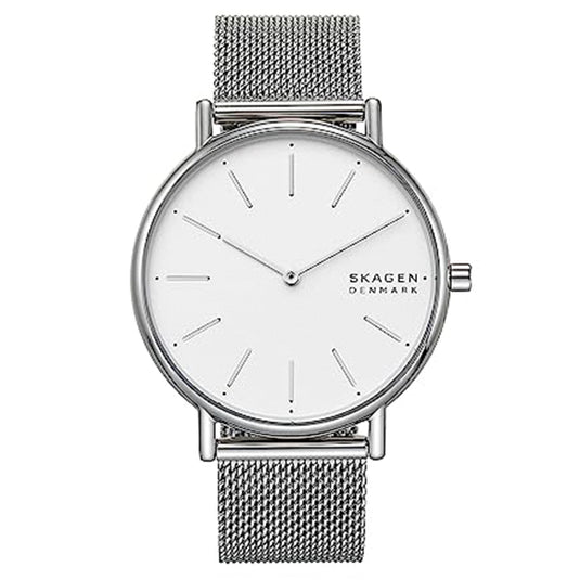 Signatur White Dial & Stainless Steel Strap