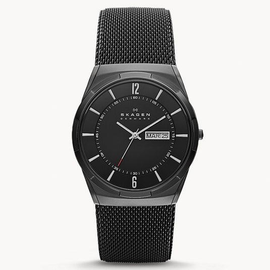 Melbye Black Dial Stainless Steel Starp