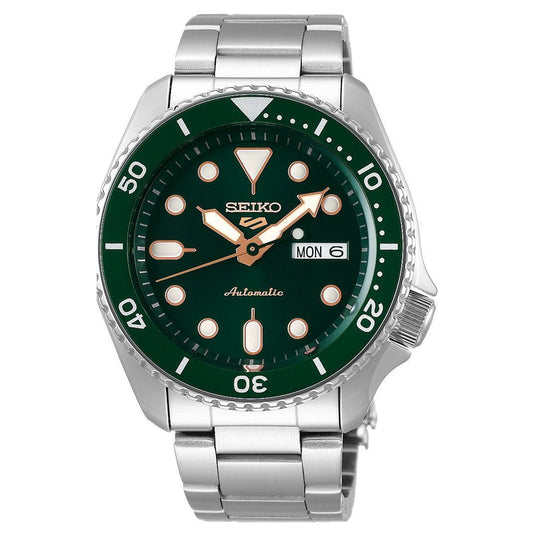 Buy Seiko 5 Sports Automatic Watches for men - SRPD63K1 Green & Silver