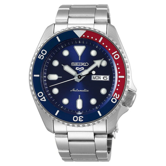 Seiko 5 Sports Blue & Silver automatic watch srpd53k1