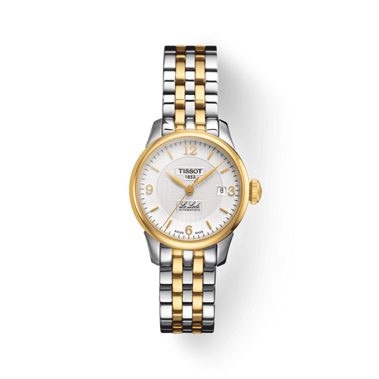 T-Classic Le Locle Automatic Small Lady (25.30) Grey&Yellow Gold 