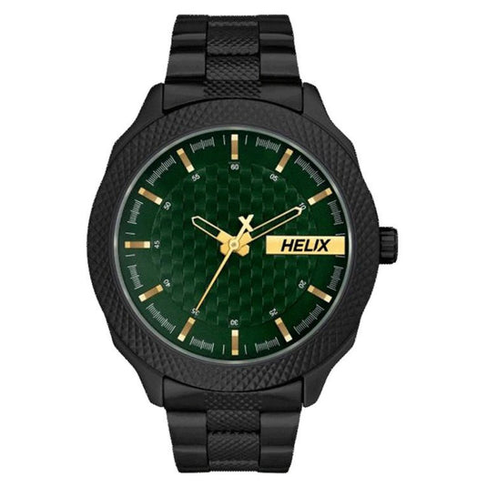 Helix Green Dial Stainless Steel Strap