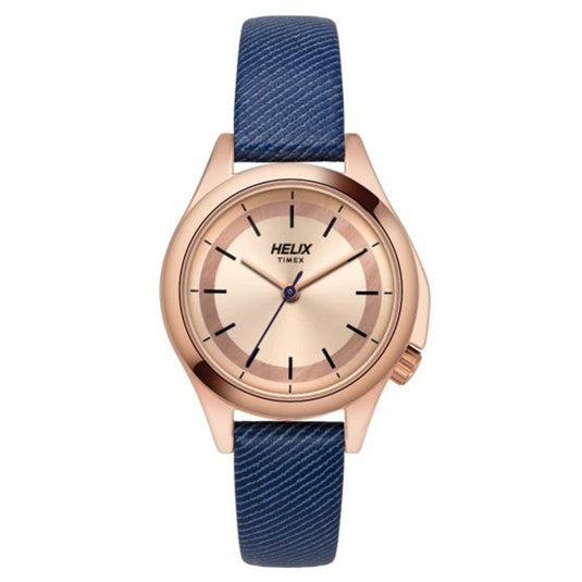 Denim Inspired Rose Gold Dial