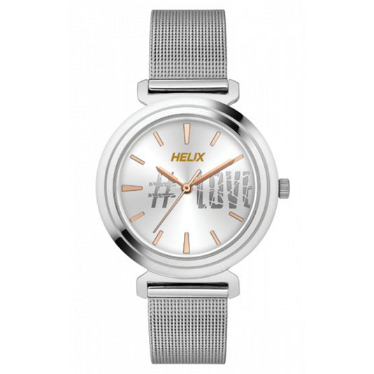 Helix Hashtag Themed Stainless Steel Bracelet