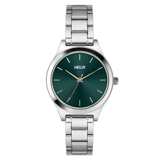 Helix Analog Green & Silver