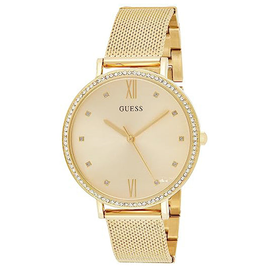 Guess Women Gold Dial